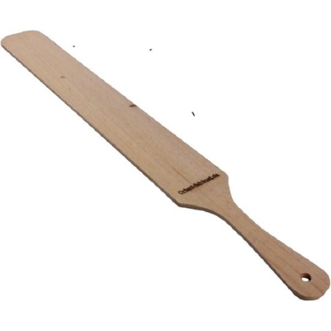 Deegspatel van hout spatel voor Yufka pannenkoeken (55 x 6 cm)