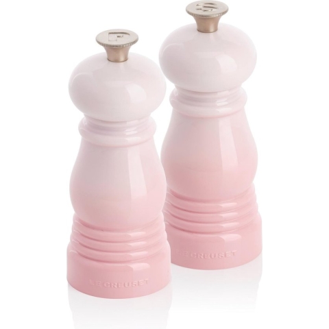 Le Creuset Mini Peper- en zoutset Shell Pink 12 cm