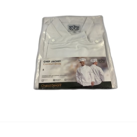 Chaud Devant koksbuis Comfort wit long sleeve Maat S
