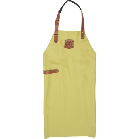 Xapron - Bovine Schort met Schouderbanden Large Leer - Leer - Bruin