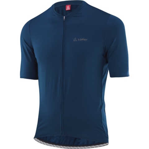 Loeffler fietsshirt korte mouwen M Bike Jersey FZ Clear Hotbond - Blauw
