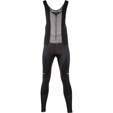 Nalini - Heren - Fietsbroek lang met Bretels - Winter Fietsbroek met Zeem - Thermo Wielrenbroek - Zwart - ERGOXWARMBIBTIGHT - XXL
