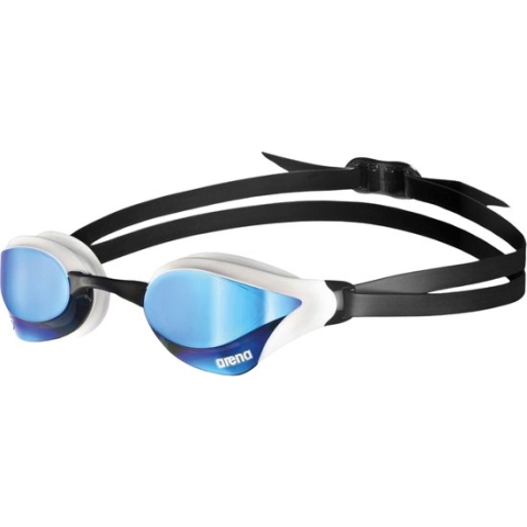 Arena Cobra Core Swipe Mirror Zwembril - Wit / Blauw | Maat: UNI