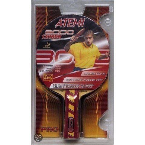 Atemi Tafeltennisbat 3000 ittf carbon concave