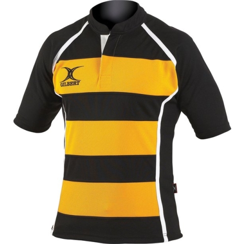 Gilbert SHIRT XACT II HOOP BLK/AMB 5-6