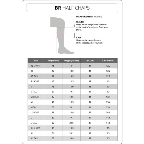 Chaps Latenzo Black - M-tall | Chaps paard