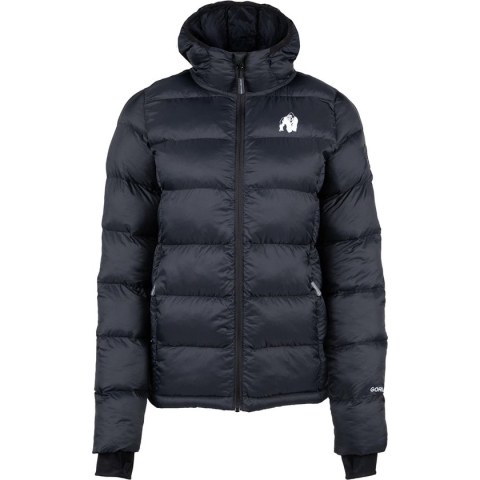 Gorilla Wear Rachel Puffer Jas - Zwart - S