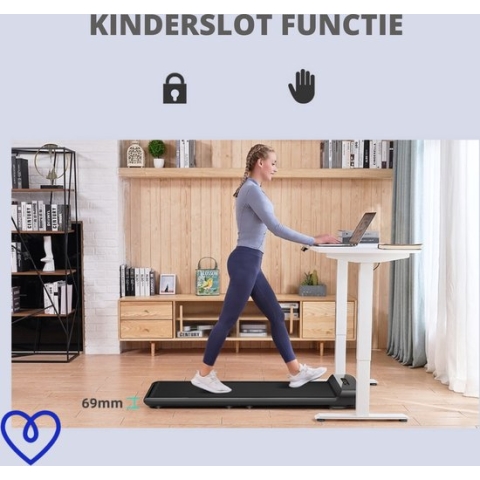 Xiaomi® - Walkingpad - C2- loopband - elektrisch - inklapbaar - bureau - treadmill - walking pad - 6 km/h - zwart
