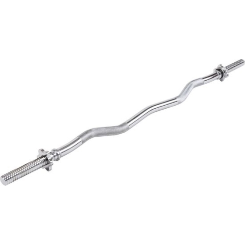 Taurus EZ bar curlstang 30 mm met stersluiting – 120cm – tot 150kg - EZ stang - Curl stang – Bicep en tricep training - met sluiters – curlbar – ezbar