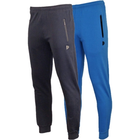 2- Pack Donnay Joggingbroek met elastiek - Sportbroek - Heren - Maat XL - Navy/True blue (536)