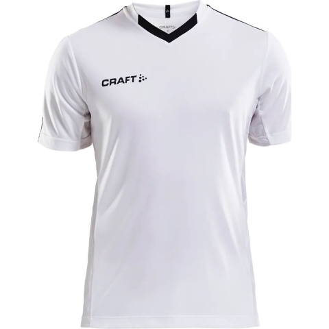 Craft Progress Contrast Shirt Korte Mouw Heren - Wit / Zwart | Maat: 3XL