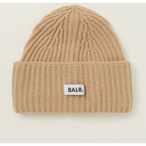 BALR. Loulou muts in wolblend - Kleur Beige - One Size