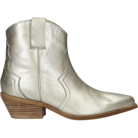 Nelson dames cowboy enkellaars - Goud - Maat 39