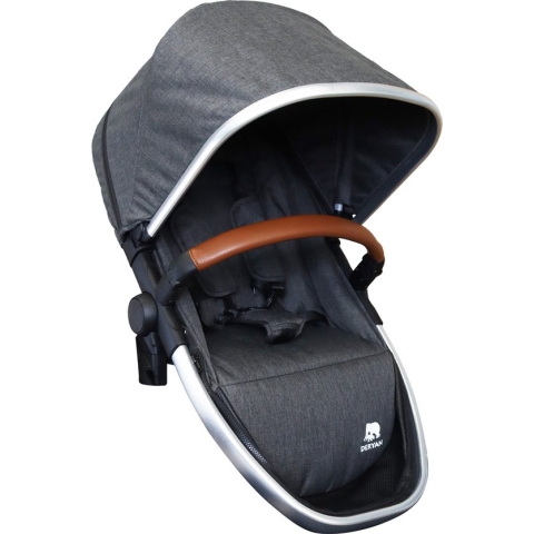 Deryan Tweede Stoeltje Evy Kinderwagen - Grijs