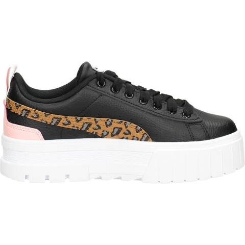 Puma Mayze Wild Jr Sneakers Laag - zwart - Maat 37