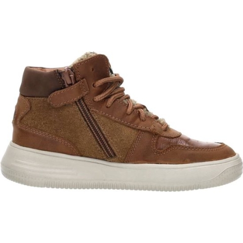 KEQ Veterschoenen Hoog Veterschoenen Hoog - cognac - Maat 29