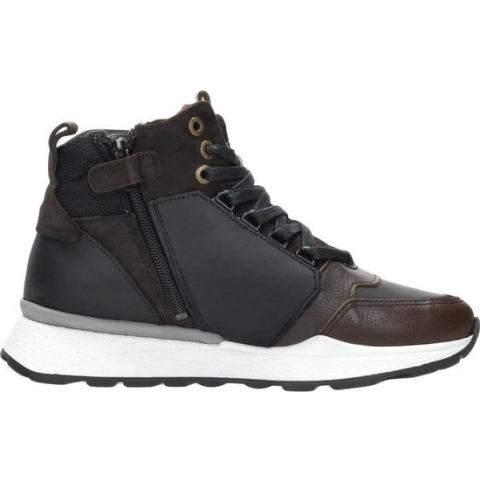 SUB55 Veterschoenen Hoog Veterschoenen Hoog - donkerbruin - Maat 35