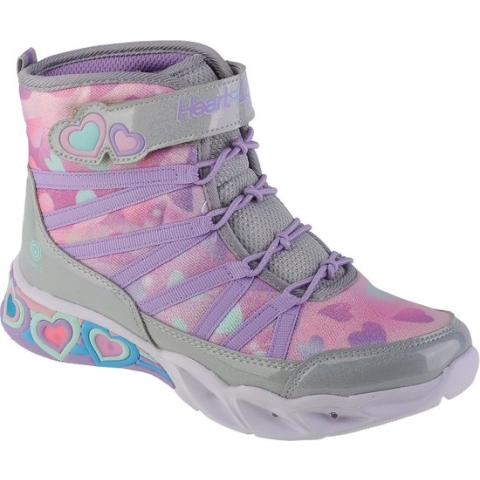 Skechers Sweetheart Lights - Dreamy Love 302667L-SMLT, voor meisje, Zilver, Laarzen,Sneeuw laarzen, maat: 29