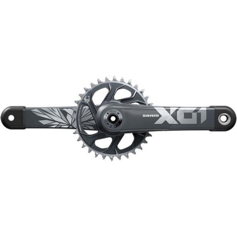 Sram X01 Eagle Dub Direct Gemonteerd Crankstel Zwart 175 mm / 32t