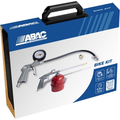 ABAC Perslucht Fiets Set in Koffer