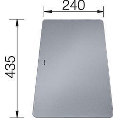 Blanco Snijplank glas voor onderbouw (KSM/KSV) | elektronica en media | Accessoires&Toebehoren - Spoelen toebehoren | 227697
