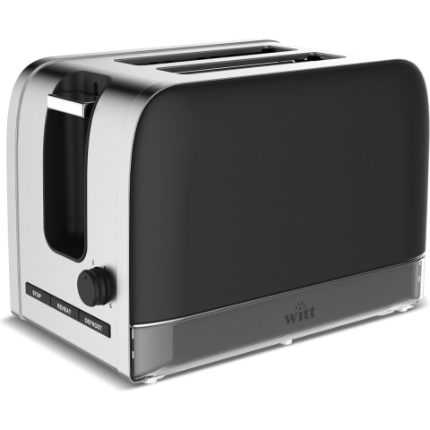 Witt Toaster Classic Zwart | Broodroosters | Keuken&Koken - Keukenapparaten | 5707582963604