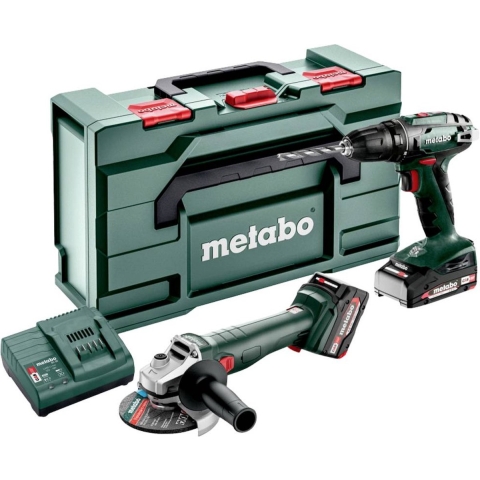 Metabo Accu Combo Set 18V BS 18 + W 18 | Elektrisch gereedschap | Outdoor&Vrije tijd - Gereedschap | 4061792223790