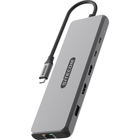 Sitecom CN-7001 10-in-1 USB4 PD Multiport Adapter | USB-Hubs | Accessoires&Toebehoren - Computer toebehoren | 8716502032105
