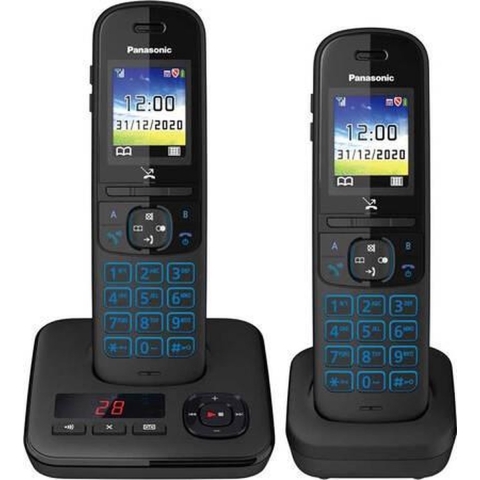 Panasonic Dect KX-TGH722BLB Black | Vaste telefoons | Telefonie&Tablet - Bel&SMS | 5025232894086