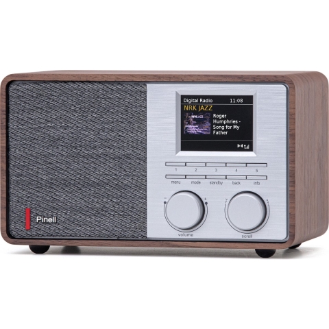 Pinell DAB+ Radio Supersound 201 Walnoot | Radio’s | Beeld&Geluid - Audio | 7090011039703