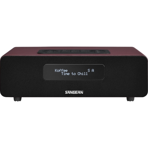 Sangean DDR-36, cabinet radio, BT, USB lader, DAB+, rood | Radio’s | Beeld&Geluid - Audio | A500321