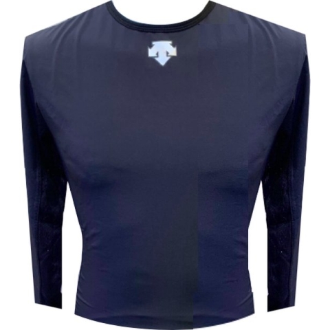 Descente - Base Layer - Dvente long sleeve wind layer - zwart - maat S