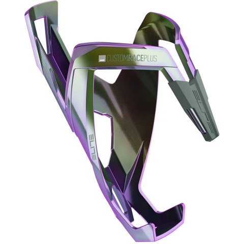 ELITE Bidonhouder Custom Race+ Shiny Green Purple