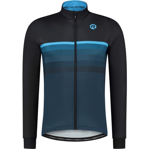 Rogelli Hero ll Fietsjas - Winterjack Heren - Race fit - Black, Blue - Maat 3XL