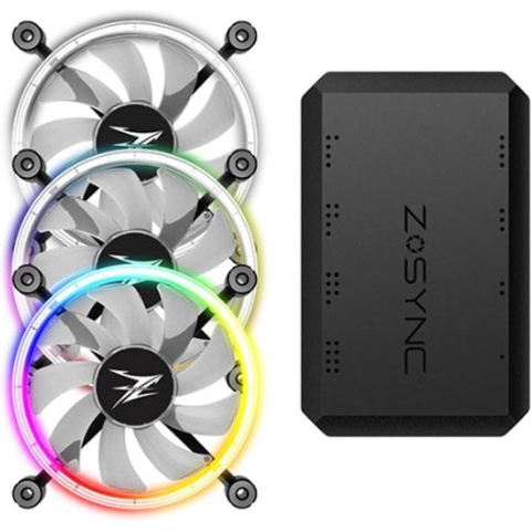 Zalman 120mm ZM-LF120 A-RGB Triple Pack inkl. Controller