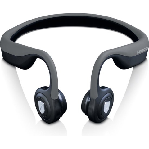 Lenco HBC-200 Bluetooth® koptelefoon met bone conduction - Grijs