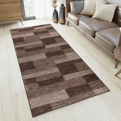 Tapiso Antislip Rubber Mat Gang Woonkamer Rubbermat Tapijt Maat- 80x450