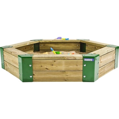 Horby Bruk Zandbak Junior - FSC 100% Zweeds hout - 150 X 110 X 28 Cm  - CE gekeurd - ISO 9001 - 10 jaar garantie