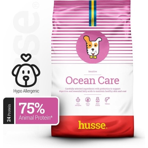 Husse Zalm en Rijst hypoallergeen - Hondenvoer - 2 x 12,5 kg