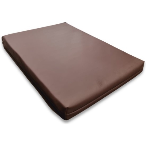 Topmast Jumbo - Hondenbed - Bruin - 100 x 75 x 10 cm - Leatherlook Hondenkussen - Hondensofa - Honden Ligbed - Hondenmatras