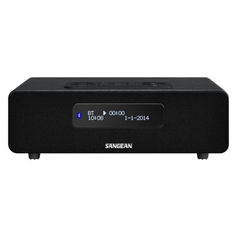 Sangean DDR-36, cabinet radio, BT, USB lader, DAB+, zwart | Radio’s | Beeld&Geluid - Audio | A500319