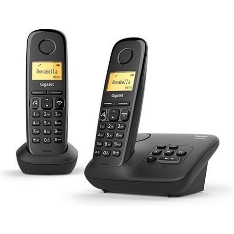 Gigaset A270A duo - zwart - antwoordapparaat - 2 stuks | Vaste telefoons | Telefonie&Tablet - Bel&SMS | L36852-H2832-M201