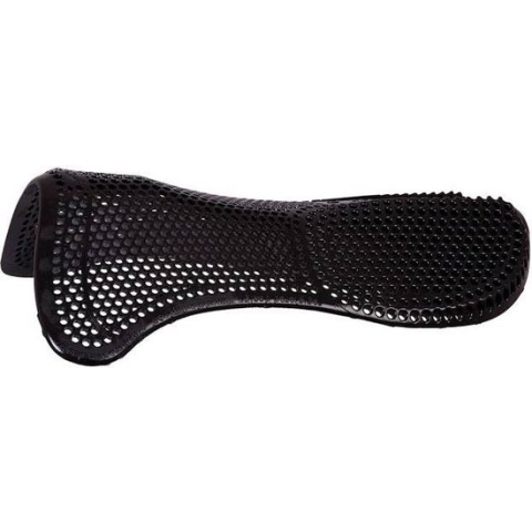 Soft gel pad met Back riser Black | Zadelonderleggers paard