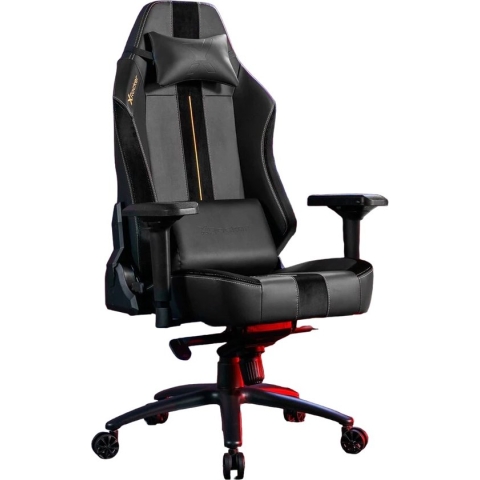 X-Rocker - Onyx PC Office Ergonomische Gaming Stoel Zwart/Goud