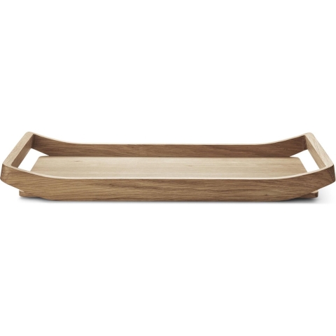 Georg Jensen Dienblad Barbry 50 X 31 Cm Hout Naturel/bruin