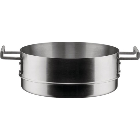 Alessi Convivio-Stoom-inzetmand-Mat-RVS-H-10-cm
