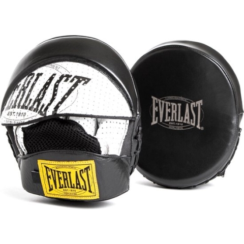 Everlast 1910 Professionele Handpads - Leer - Zwart met wit