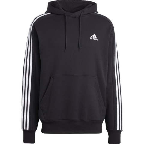 adidas Sportswear Essentials French Terry 3-Stripes Hoodie - Heren - Zwart- XL