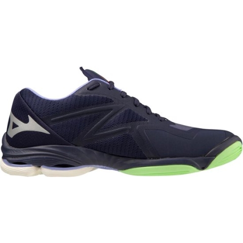 Mizuno Wave Lightning Z7 indoorschoenen sr blauw dessin