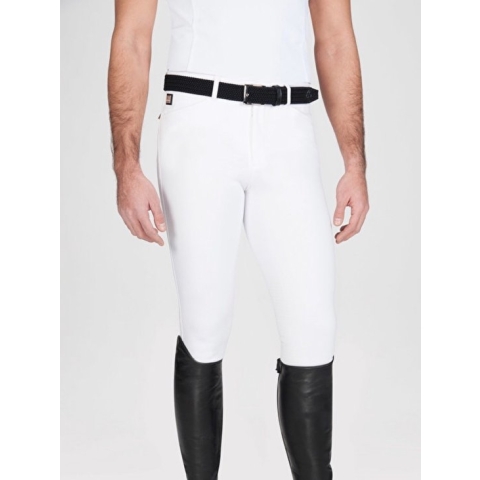 Equiline Rijbroek X-grip Willow White (001) - 48 | Wit | Paardrijbroek